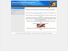 Tablet Screenshot of americanauctionusa.com